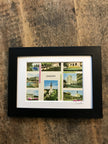 Gagny - Carte multi photos brodée au fil de coton et lurex