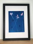 Cyanotype brodé - 