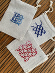Sachets à Trésors brodés